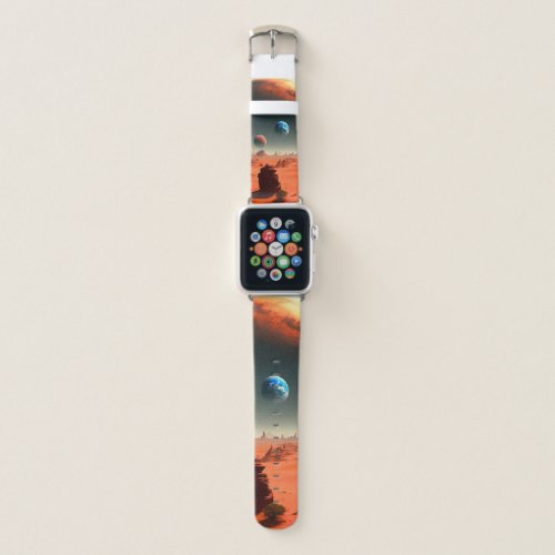 Earth This Is Mars Calling  Apple Watch Band