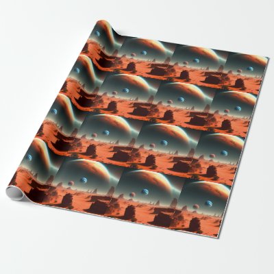 Earth This Is Mars Calling, Wrapping Paper