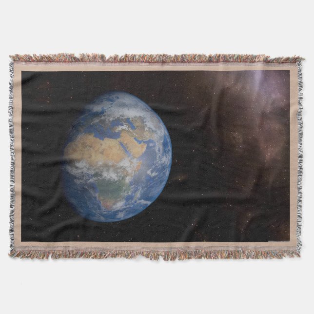 Earth Throw Blanket (Front)