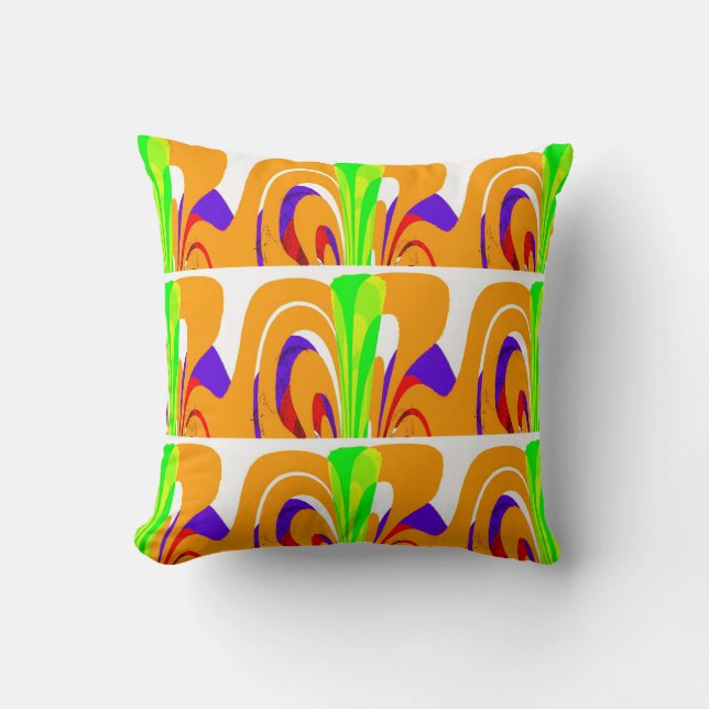 Earth Throw Pillow (Front)