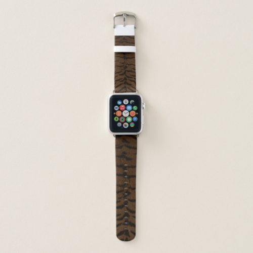 Earth Tiger Skin Print Apple Watch Band