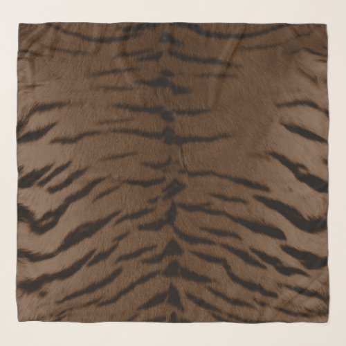 Earth Tiger Skin Print Scarf