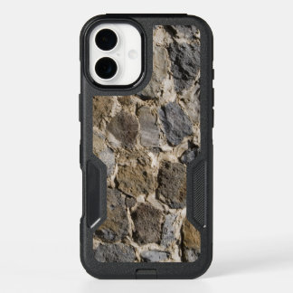 Earth Tone Manmade Stone Wall Photograph iPhone 16 Plus Case