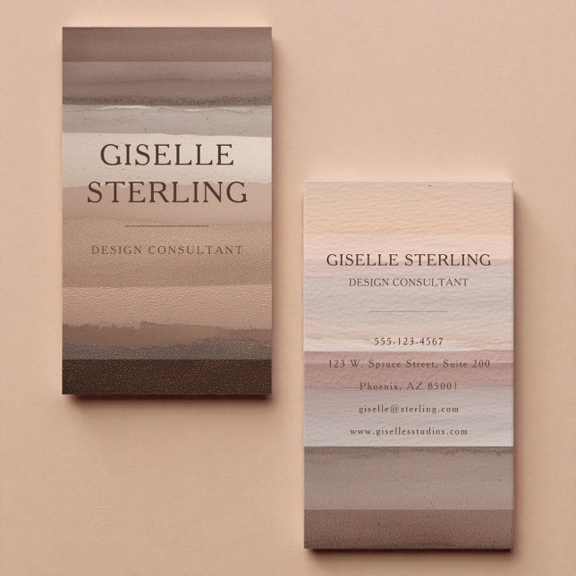 Earth Tone Modern Boho Business Card (Creator Uploaded)