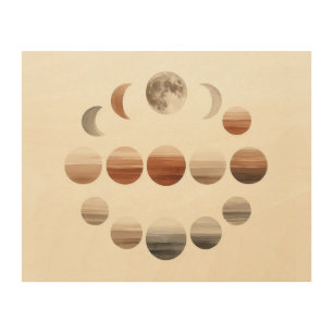 Earth Tone Moon Cycle Back to School Decor
