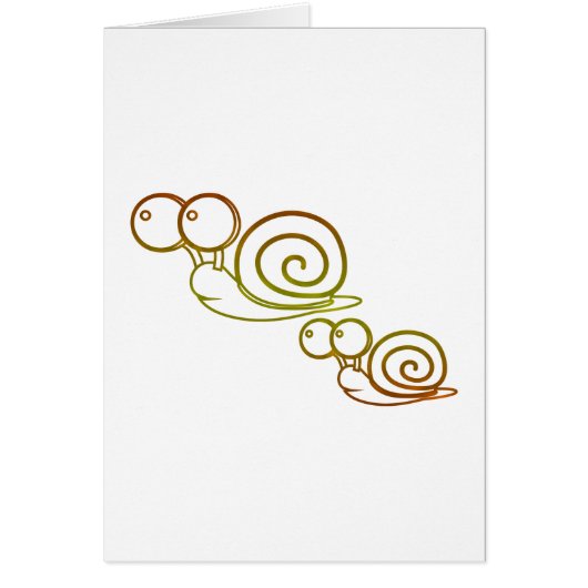 earth tone snails cards (Front)