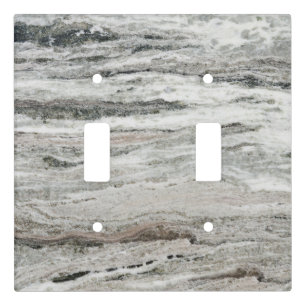 Earth Tone Stone Marble Look Light Switch Cover