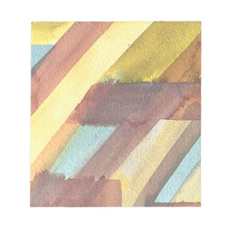 Earth Tone Watercolor Texture Notepad