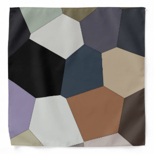 Earth Toned Pattern Bandana