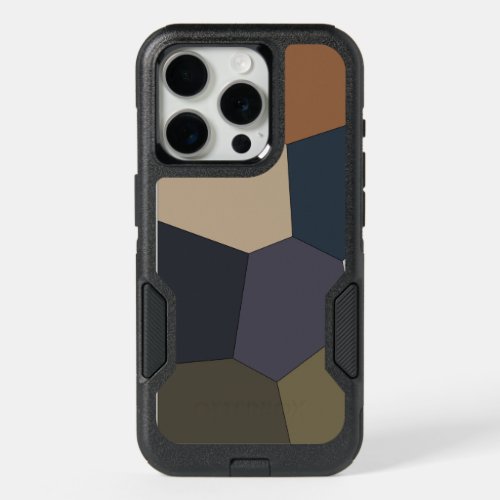 Earth Toned Pattern iPhone 15 Pro Case
