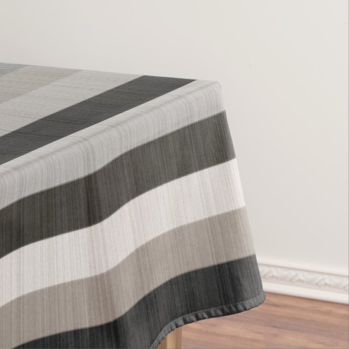 Earth Toned Stripes Tablecloth