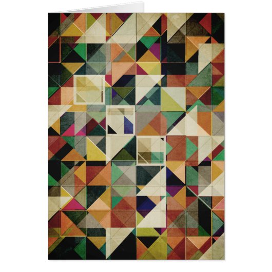 Earth Tones Abstract Cards (Front)