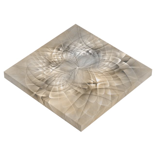 Earth Tones Abstract Modern Fractal Art Texture (3/4)