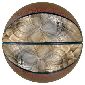 Earth Tones Abstract Modern Fractal Art Texture Basketball