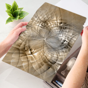 Earth Tones Abstract Modern Fractal Art Texture Envelope Mailers