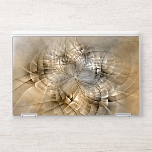 Earth Tones Abstract Modern Fractal Art Texture HP Laptop Skin