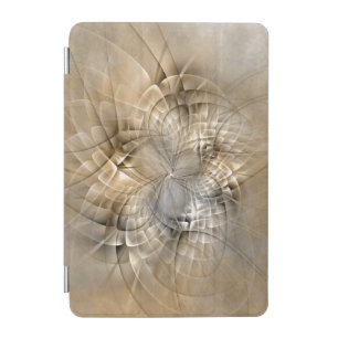 Earth Tones Abstract Modern Fractal Art Texture iPad Mini Cover