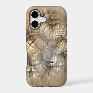 Earth Tones Abstract Modern Fractal Art Texture iPhone 17 Case