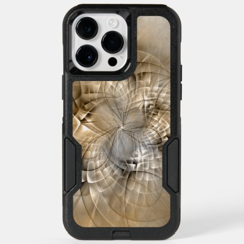 Earth Tones Abstract Modern Fractal Art Texture OtterBox iPhone 14 Pro Max Case