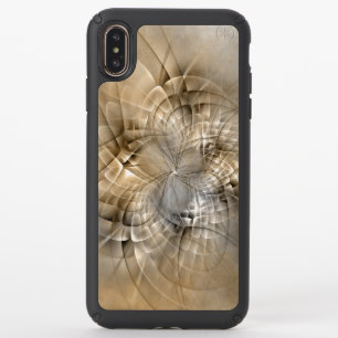 Earth Tones Abstract Modern Fractal Art Texture Speck iPhone XS Max Case
