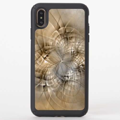 Earth Tones Abstract Modern Fractal Art Texture Speck iPhone XS Max Case