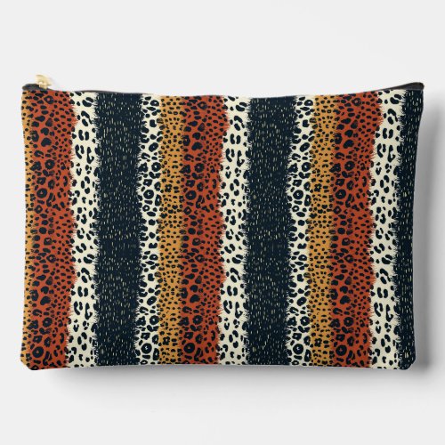 Earth Tones Animal Print Accessory Pouch