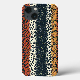 Earth Tones Animal Print iPhone 13 Case