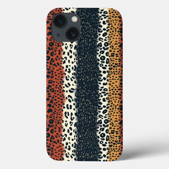 Earth Tones Animal Print Case-Mate iPhone Case (Back)