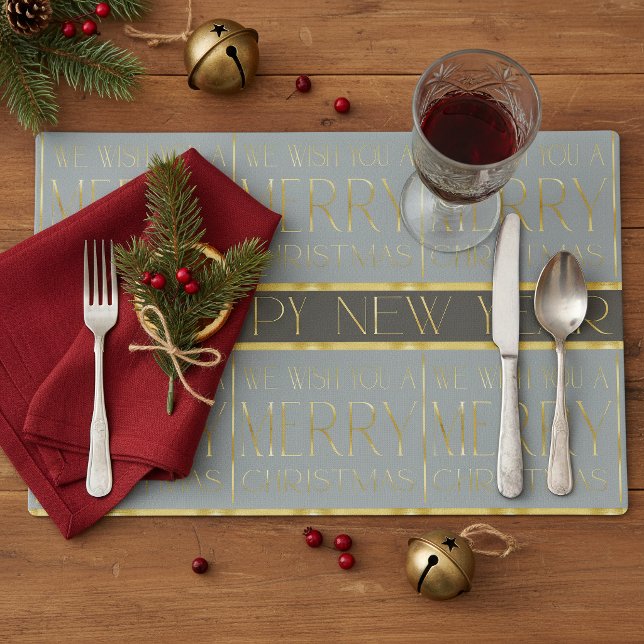 Earth Tones Christmas Pattern#35b ID1009 Placemat (Creator Uploaded)