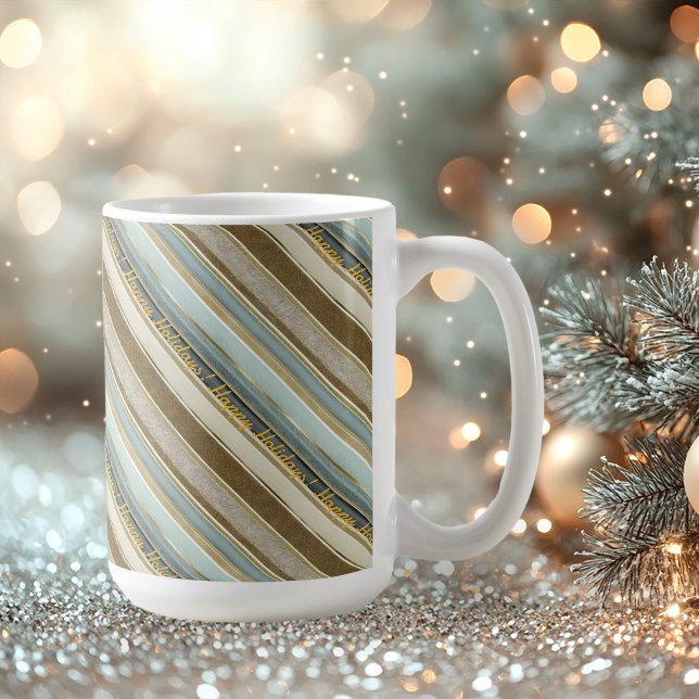 Earth Tones Gold Christmas Pattern#28 ID1009 Coffee Mug (Creator Uploaded)