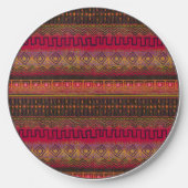 Earth Tones Mud Cloth Inspired Beautiful Wireless Charger (Front)