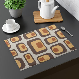 Earth Tones Retro Placemat
