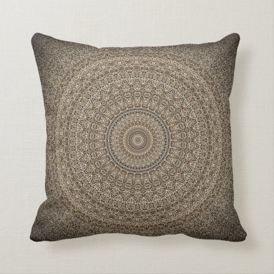 Earth Tones Throw Pillow