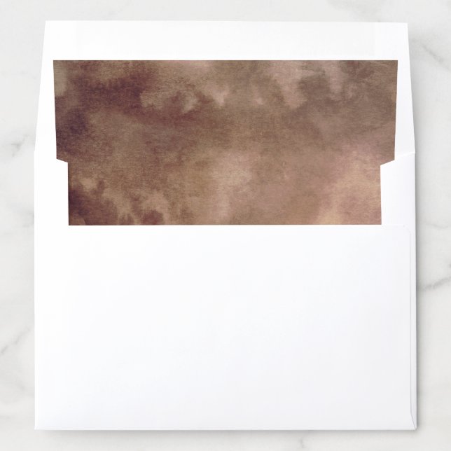 Earth Tones Watercolor Envelope Liner (In Envelope)