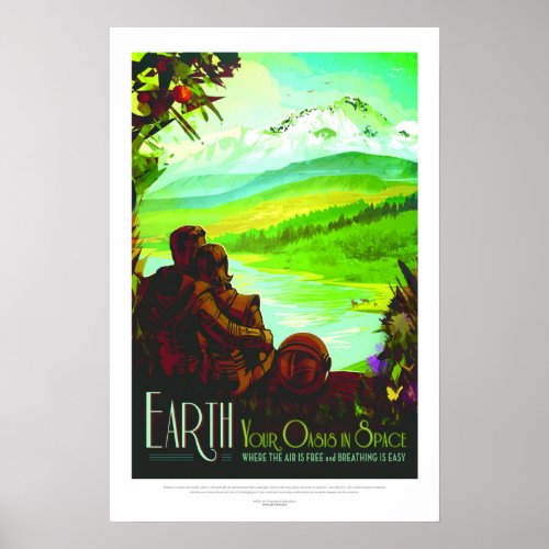 Earth Travel Poster