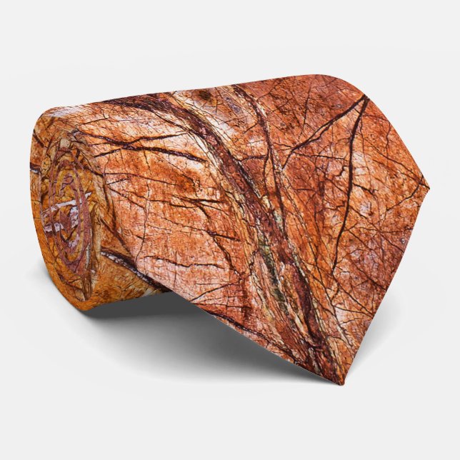 Earth Veins Neck Tie (Rolled)