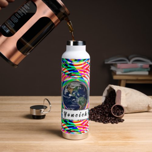 Earth Vibes by Kenneth Yoncich Water Bottle