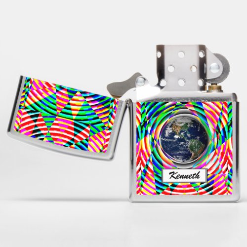 Earth Vibes by Kenneth Yoncich Zippo Lighter