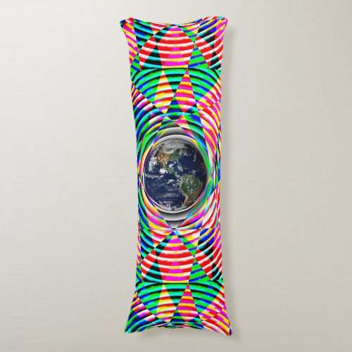 Earth Vibes V by Kenneth Yoncich Body Pillow