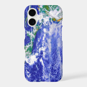Earth View Continents Oceans Space Theme iPhone 17 Case