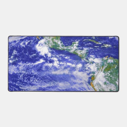 Earth View Continents Oceans Space Theme Desk Mat