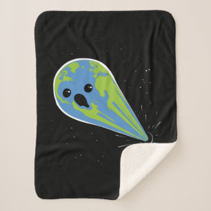 Earth Vs. Black Hole Sherpa Blanket