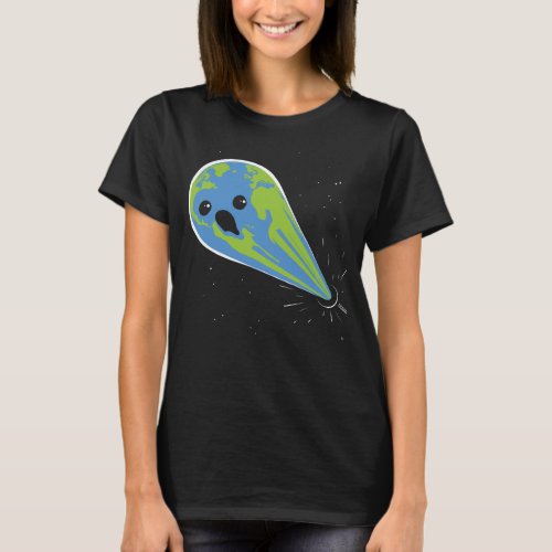 Earth Vs Black Hole T_Shirt
