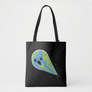 Earth Vs. Black Hole Tote Bag