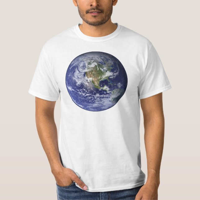 Earth - Western Hemisphere T-Shirt (Front)