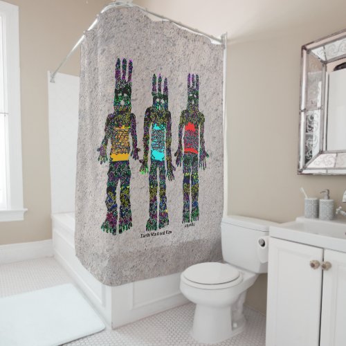 Earth Wind and Fire Shower Curtain