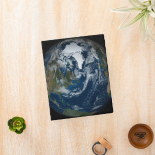 Earth With Clouds And Sea Ice 2 Mini Binder