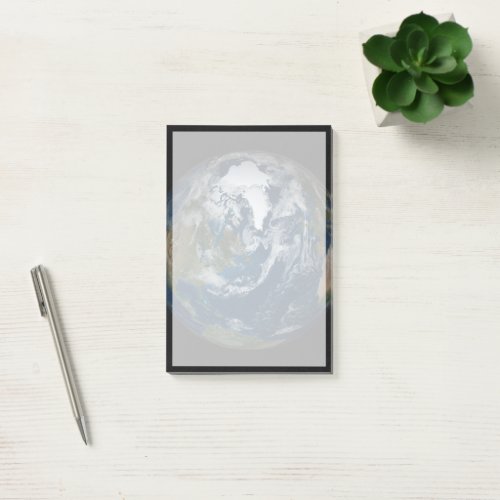 Earth With Clouds And Sea Ice 2 Post_it Notes