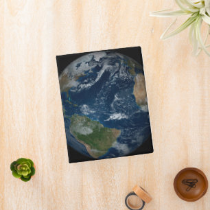 Earth With Clouds And Sea Ice Mini Binder
