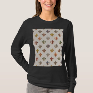  Earth Woodlands Fleur-de-lis Design Light  T-Shirt